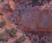 'Canyon Layers' 10x12 Oil on Linen