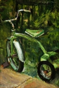 \'Green Trike\' 12X10 Oil