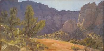 'Bell Rock View' 12x24 Oil on Linen