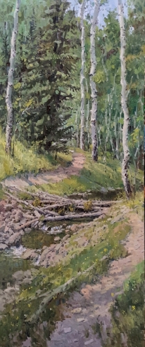 'The Crossing' 59x24 Oil on Linen