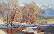 'Snowy River Braids' 8x12 Oil on Linen