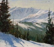 'Mount Massive View' 10x12 Oil on Linen