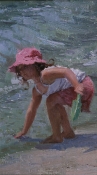 'Testing the Water' 20x12 Oil on Linen