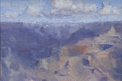 \'Clouds Over Zoroaster\' 8x12 Oil on Linen