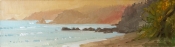 'Sunrise Color' 4x16 Oil on Linen