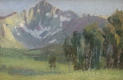 'Mt. Wilson View' 8x12 Oil on Linen