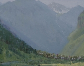 \'Wake Up Telluride\' 15x18 Oil on Linen SOLD