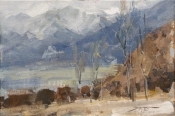 'Antero From Four Mile' 4x6 oil on linen