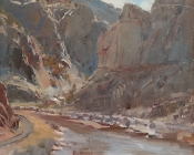 'Canyon Grays' 10x12 Oil on Linen