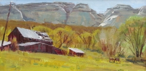 'Dixon Country' 8x16 Oil on Linen