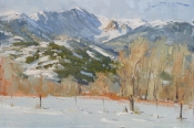 'Mt. Chipeta Snow Fields' 8x12 Oil on Linen