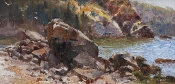 \'Deception Pass Afternoon\' 8x16 Oil on Linen